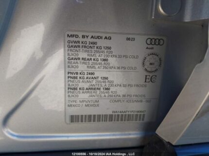 WA14AAFY1P2180647 2023 AUDI