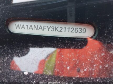 WA1ANAFY3K2112639 2019 AUDI
