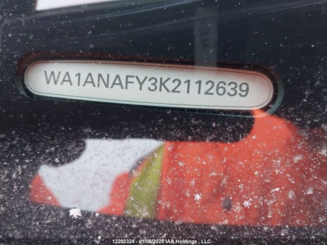 WA1ANAFY3K2112639 2019 AUDI