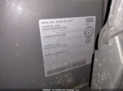 WA1AUCF30M1131596 2021 AUDI