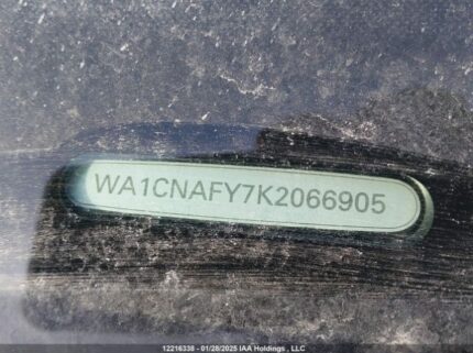 WA1CNAFY7K2066905 2019 AUDI