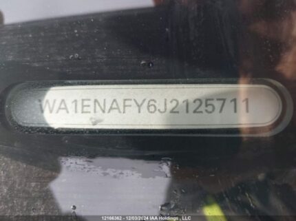 WA1ENAFY6J2125711 2018 AUDI