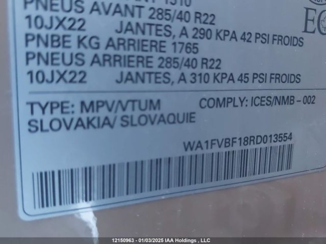 WA1FVBF18RD013554 2024 AUDI