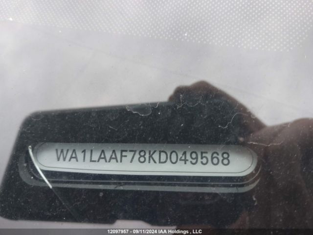 WA1LAAF78KD049568 2019 AUDI