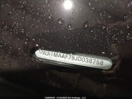 WA1MAAF79JD038758 2018 AUDI