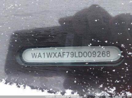 WA1WXAF79LD009268 2020 AUDI
