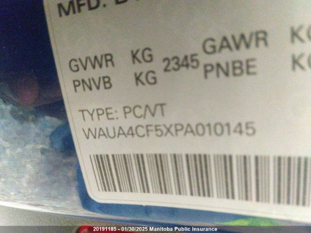 WAUA4CF5XPA010145 2023 AUDI