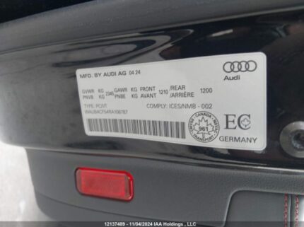 WAUB4CF54RA108787 2024 AUDI