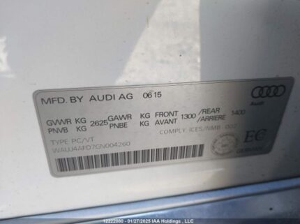 WAUJ4AFD7GN004260 2016 AUDI