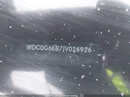 WDC0G6EB7JV026926 2018 MERCEDES-BENZ