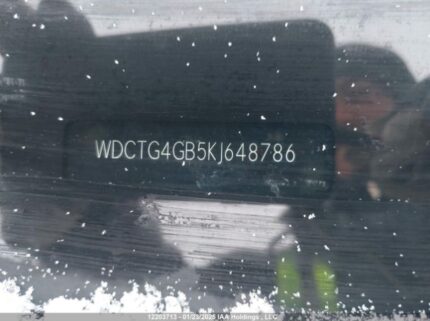 WDCTG4GB5KJ648786 2019 MERCEDES-BENZ