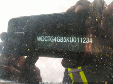 WDCTG4GB5KU011234 2019 MERCEDES-BENZ
