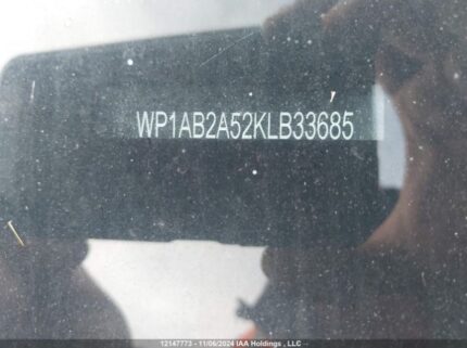 WP1AB2A52KLB33685 2019 PORSCHE