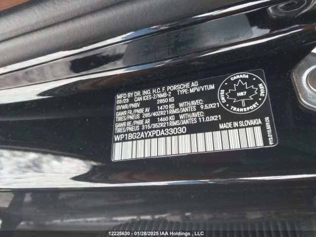 WP1BG2AYXPDA33030 2023 PORSCHE