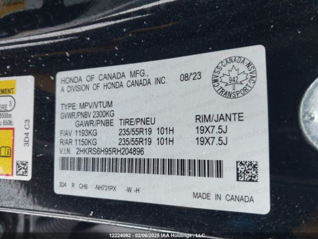 2HKRS6H95RH204896 2024 HONDA