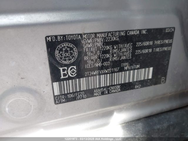 2T34WRFVXRW221167 2024 TOYOTA