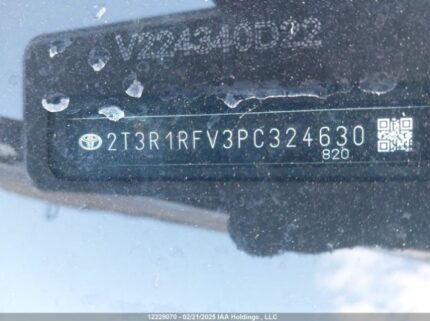 2T3R1RFV3PC324630 2023 TOYOTA