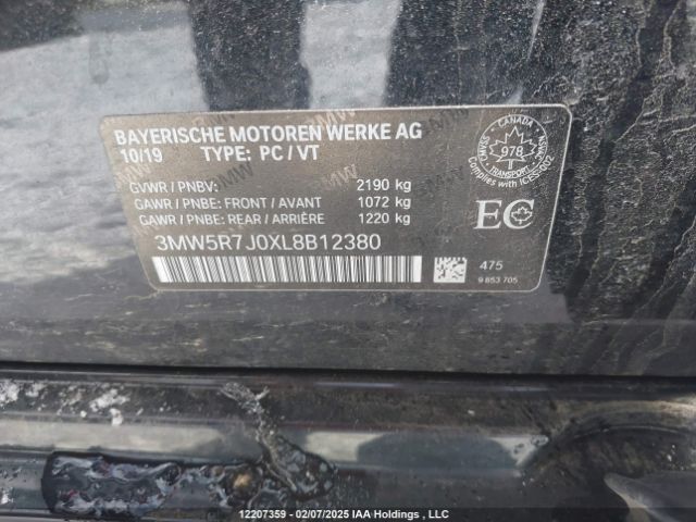 3MW5R7J0XL8B12380 2020 BMW