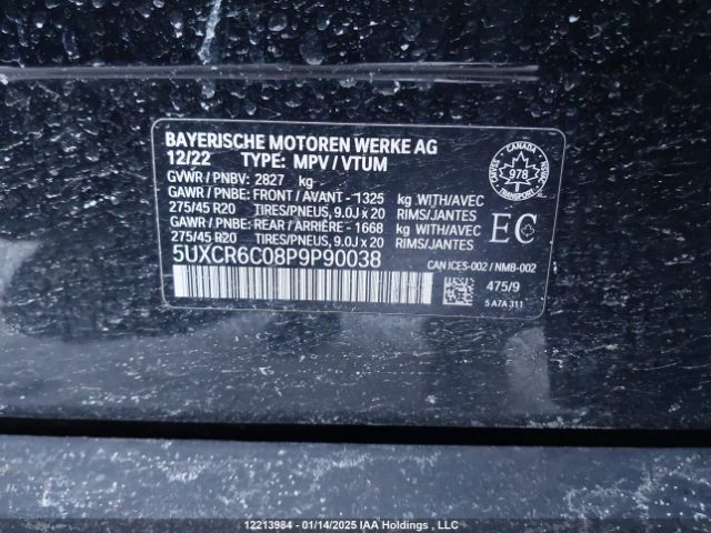 5UXCR6C08P9P90038 2023 BMW