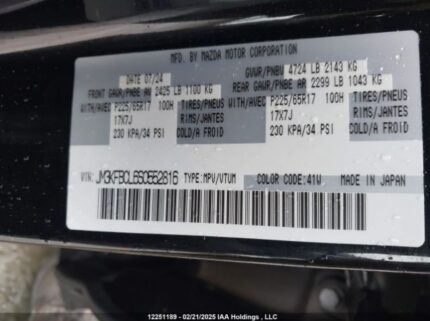 JM3KFBCL6S0552816 2025 MAZDA