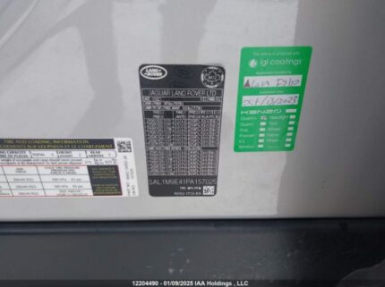 SAL1M9E41PA157025 2023 LAND ROVER
