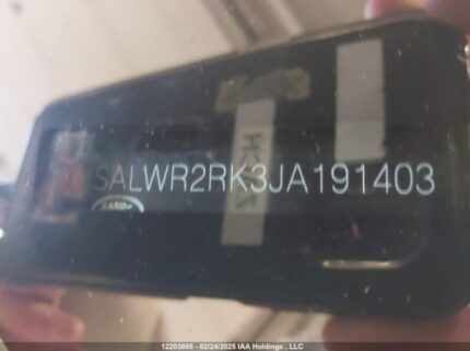 SALWR2RK3JA191403 2018 LAND ROVER