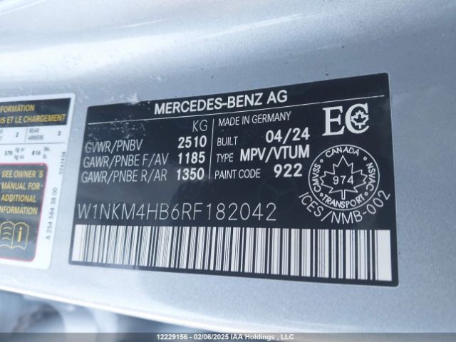 W1NKM4HB6RF182042 2024 MERCEDES-BENZ