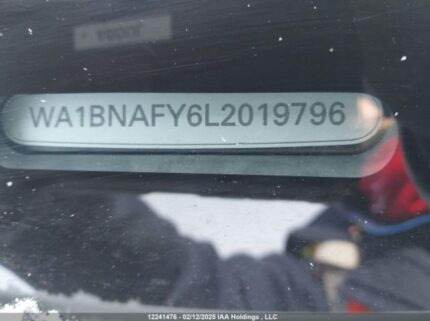 WA1BNAFY6L2019796 2020 AUDI