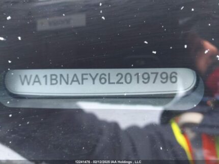 WA1BNAFY6L2019796 2020 AUDI