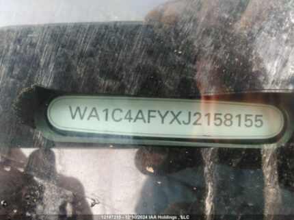 WA1C4AFYXJ2158155 2018 AUDI