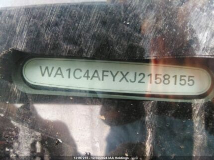 WA1C4AFYXJ2158155 2018 AUDI