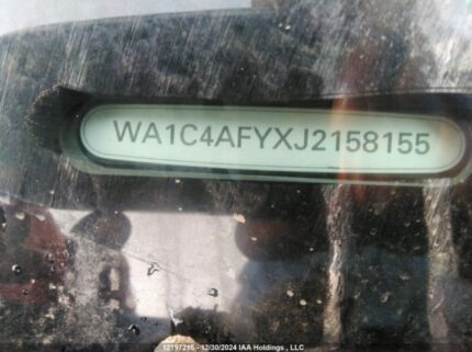 WA1C4AFYXJ2158155 2018 AUDI
