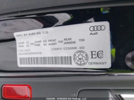 WAUAAAF40RN005729 2024 AUDI