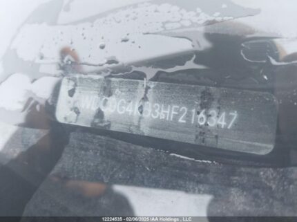 WDC0G4KB3HF216347 2017 MERCEDES-BENZ