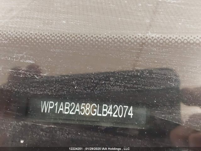 WP1AB2A58GLB42074 2016 PORSCHE