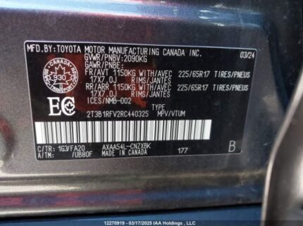 2T3B1RFV2RC440325 2024 TOYOTA