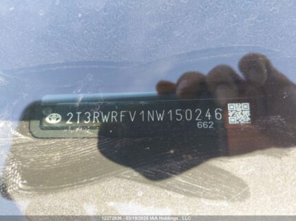 2T3RWRFV1NW150246 2022 TOYOTA