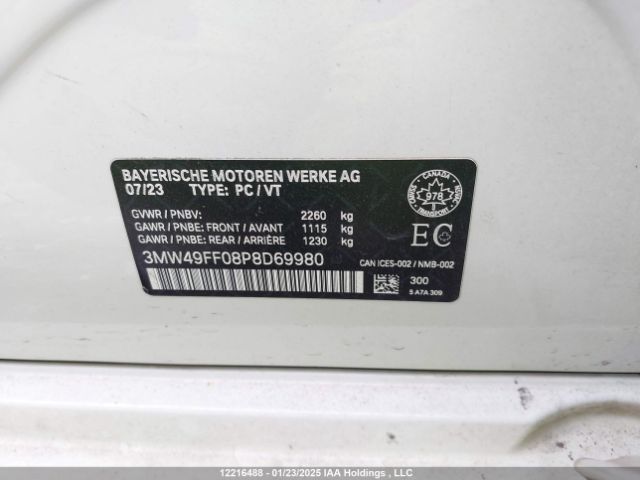 3MW49FF08P8D69980 2023 BMW