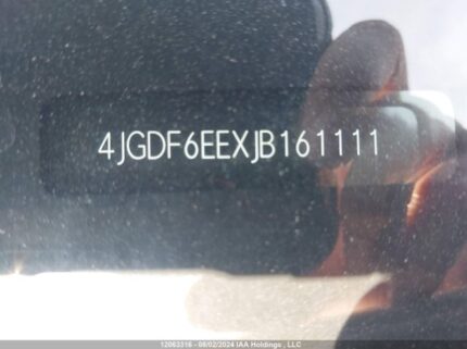 4JGDF6EEXJB161111 2018 MERCEDES-BENZ