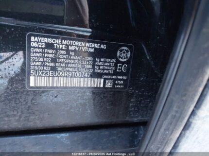 5UX23EU09R9T00747 2024 BMW