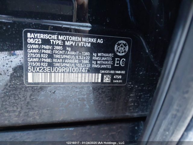 5UX23EU09R9T00747 2024 BMW