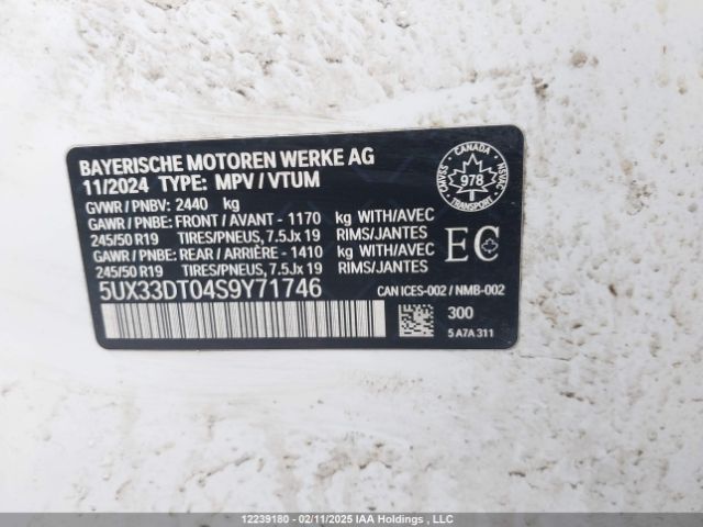 5UX33DT04S9Y71746 2025 BMW