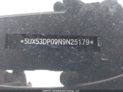 5UX53DP09N9N25179 2022 BMW