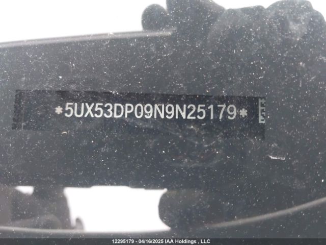 5UX53DP09N9N25179 2022 BMW
