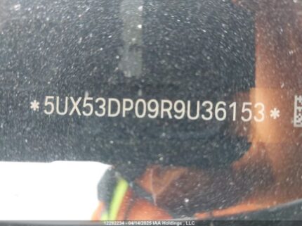 5UX53DP09R9U36153 2024 BMW