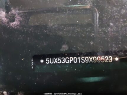5UX53GP01S9X99523 2025 BMW