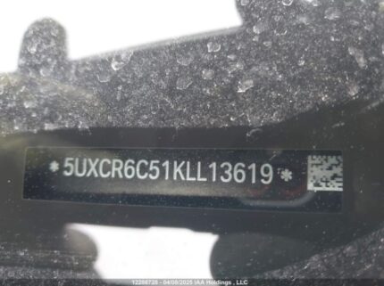 5UXCR6C51KLL13619 2019 BMW