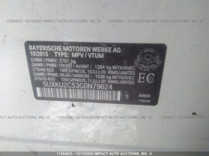 5UXKU2C53G0N79624 2016 BMW