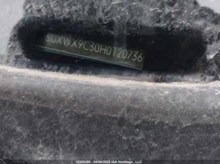 5UXWX9C30H0T20736 2017 BMW