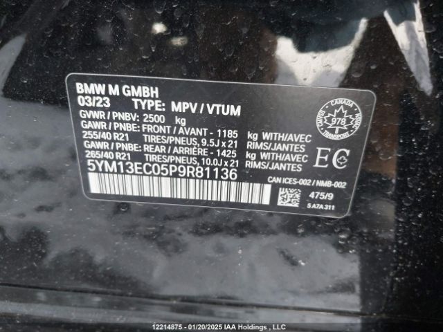 5YM13EC05P9R81136 2023 BMW